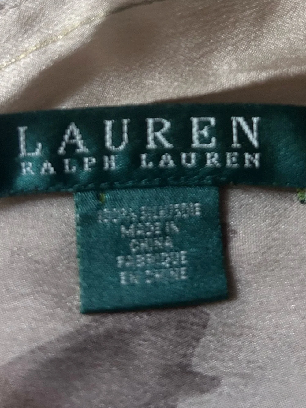 Ralph Lauren 100% Silk Floral Scarf in Blush & Burgundy Rose
